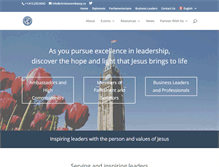 Tablet Screenshot of christianembassy.ca